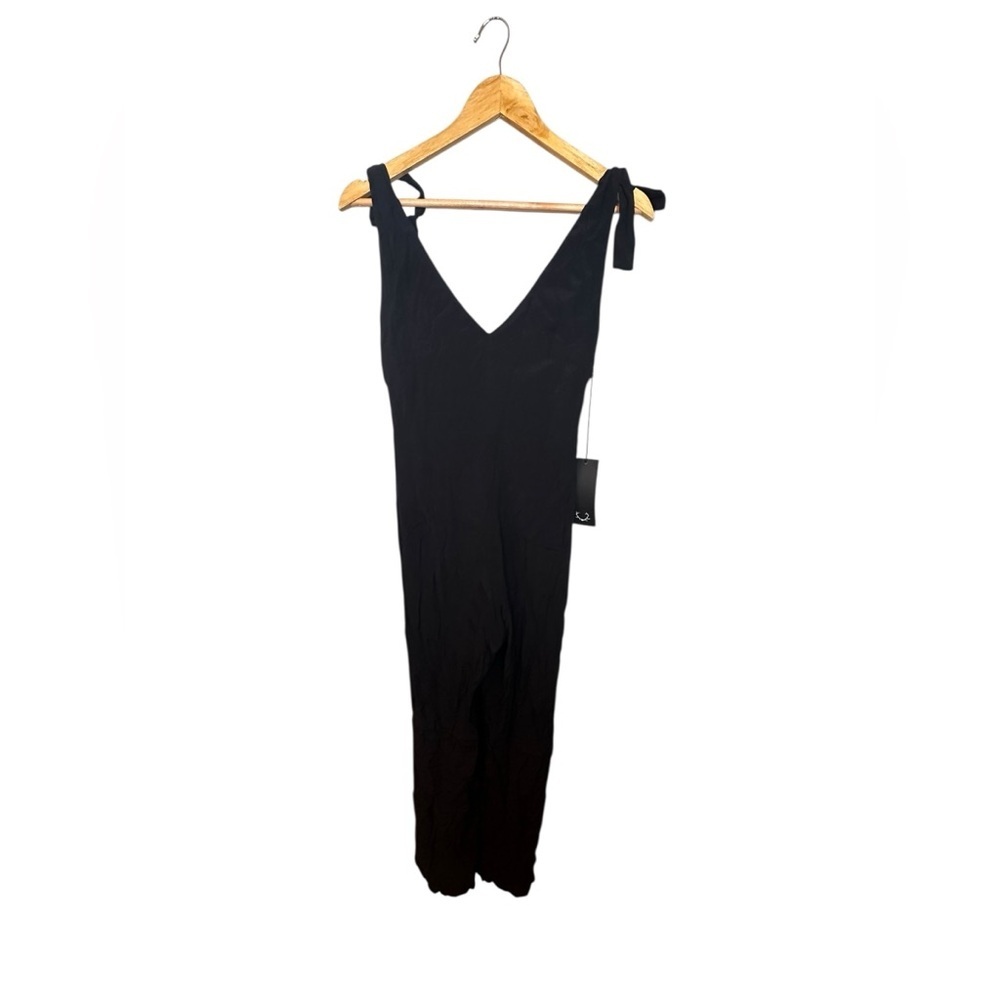 NWT For Love & Lemons Black Midnight Tide Jumpsuit S - Picture 2 of 7
